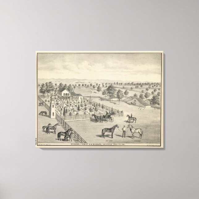 Woodard residence canvas print (Front)