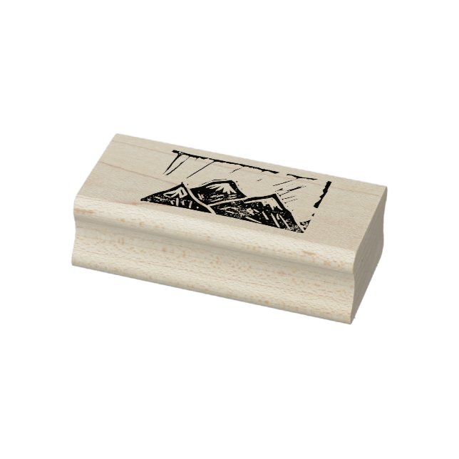 Woodblock Mountain Stamp (Stamp)