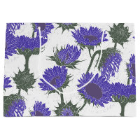 Woodblock Print Sunflower purple
