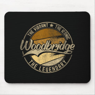 Woodbridge Nj New Jersey Vintage Distressed  Mouse Pad
