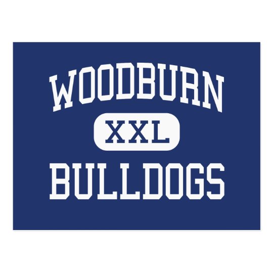 Woodburn - Bulldogs - High - Woodburn Oregon Postcard