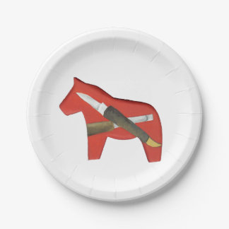 Woodcarving Horse Plate