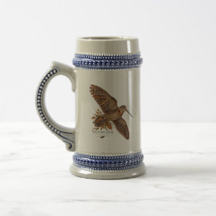 Woodcock beer stein