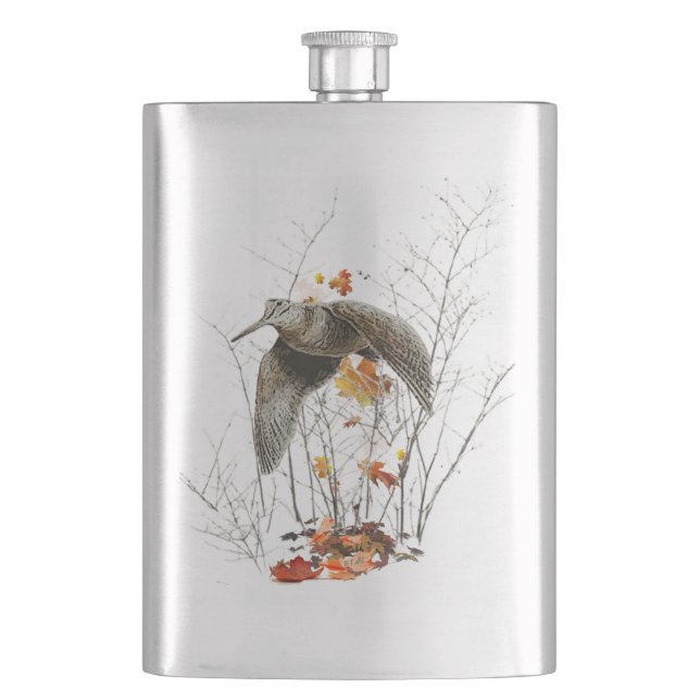 Woodcock Hip Flask (Front)