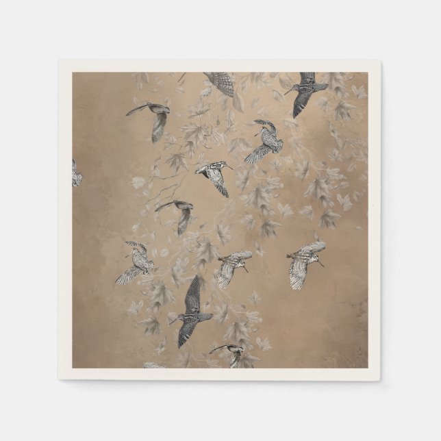 Woodcock hunting  napkin (Front)