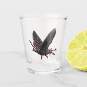 Woodcock shot glass