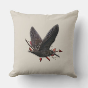 Woodcock  throw pillow