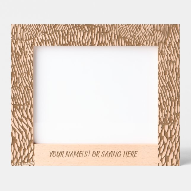 Woodcut Laser Etched Frames (Front)