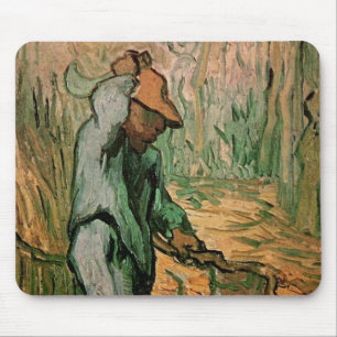 Woodcutter (after Millet) by Vincent van Gogh Mouse Pad