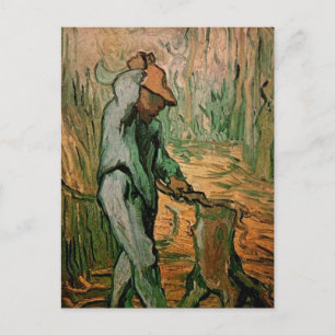 Woodcutter (after Millet) by Vincent van Gogh Postcard