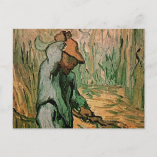 Woodcutter (after Millet) by Vincent van Gogh Postcard