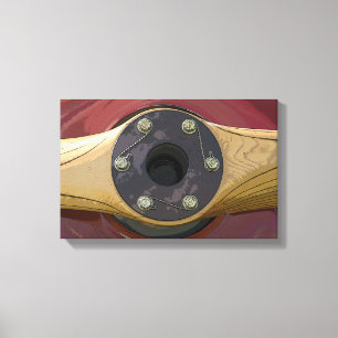 Wooden Airplane Propeller Canvas Print