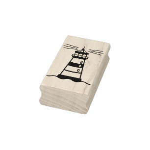 Wooden Art Stamp - Lighthouse