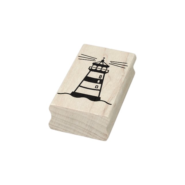 Wooden Art Stamp - Lighthouse (Stamp)