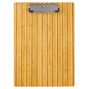 Wooden Background Modern Elegant Clipboard