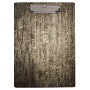Wooden Background Modern Elegant Clipboard