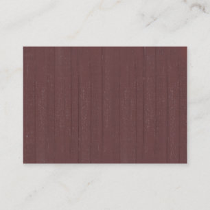 Wooden Barn Background Image Business Card