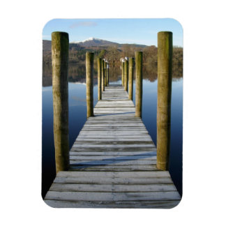 Wooden Boat Landing on Derwentwater Magnet
