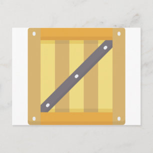 Wooden box postcard