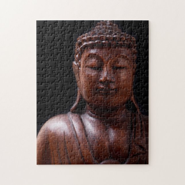 Wooden Buddha Jigsaw Puzzle (Vertical)