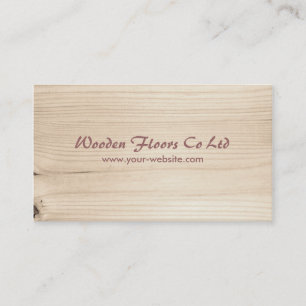 Wooden Business Card