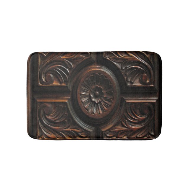 Wooden Carving Bath Mats (Front)