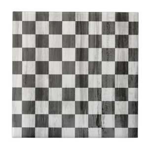 Wooden Checker Pattern Tile