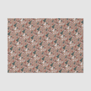 Wooden Christmas trees Tissue Paper