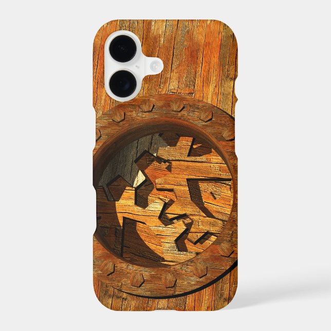 wooden clockwork (Back)