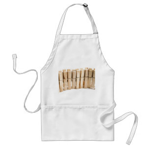 Wooden clothes pegs standard apron