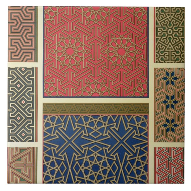Wooden compartments and borders, from 'Arab Art as Tile (Front)