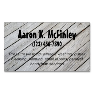 Wooden Deck Business Card