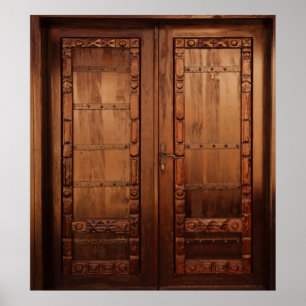 Wooden Doors Poster