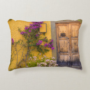 Wooden doorway decorative pillow