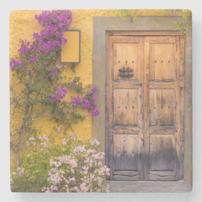 Wooden doorway stone coaster (Front)