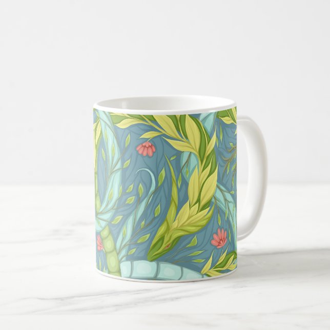 Wooden dragons  coffee mug (Front Right)