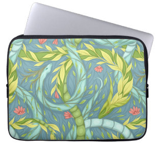 Wooden dragons  laptop sleeve