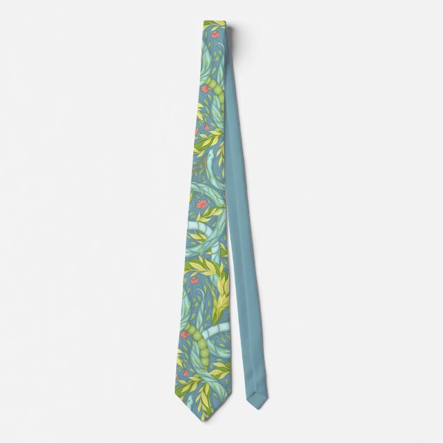 Wooden dragons  tie (Front)