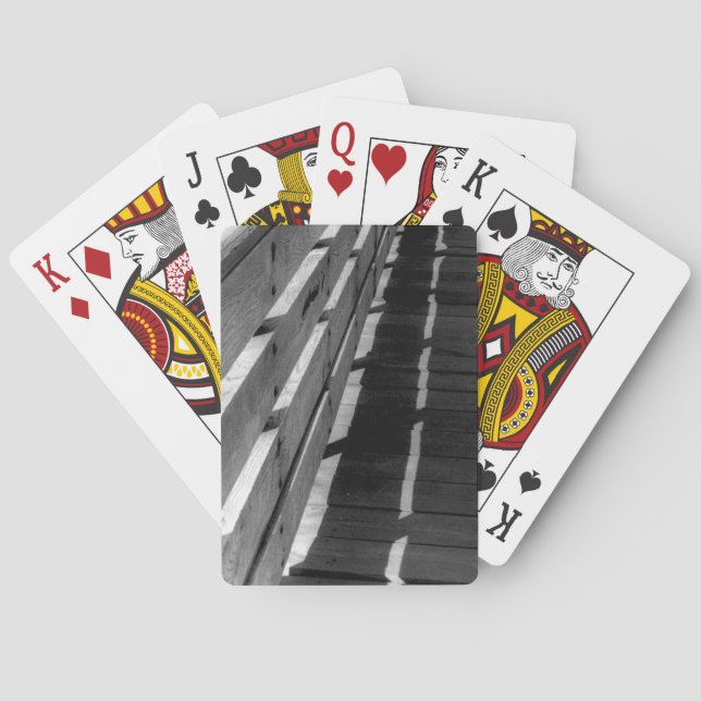 Wooden Fence Playing Cards (Back)