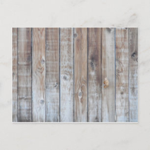 Wooden Fence Postcard