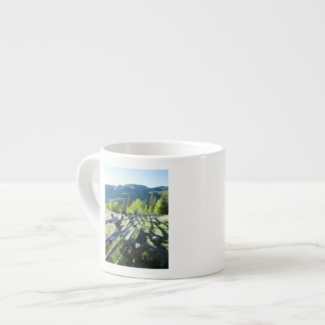 Wooden Fenceline Espresso Cup (Front Left)
