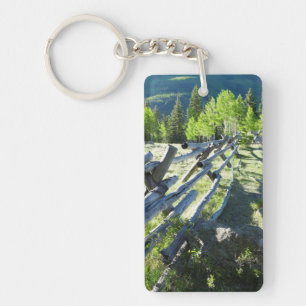 Wooden Fenceline Keychain
