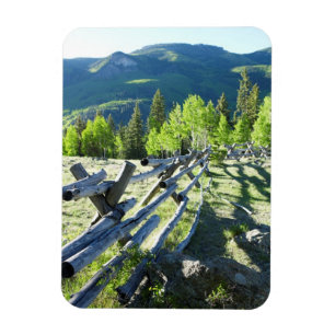 Wooden Fenceline Magnet