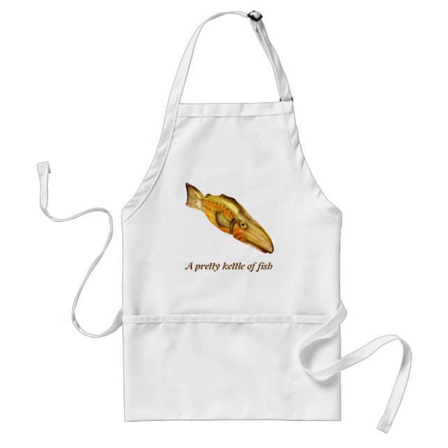 wooden fish standard apron (Front)