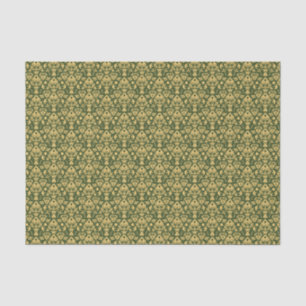 Wooden floral damask pattern background tissue paper
