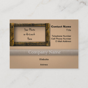 Wooden Frame Business Card