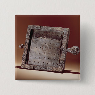 Wooden gaming board, Ballinderry, County 2 Inch Square Button