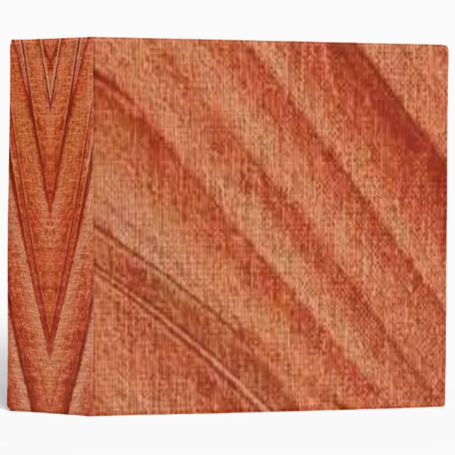 Wooden Grain Avery Binder (Front/Spine)