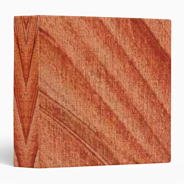 Wooden Grain Avery Binder (Front/Spine)