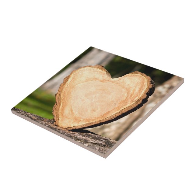 wooden heart tile (Side)